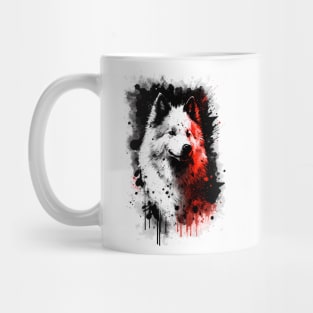 Samoyed Dog Breed Portrait Mug